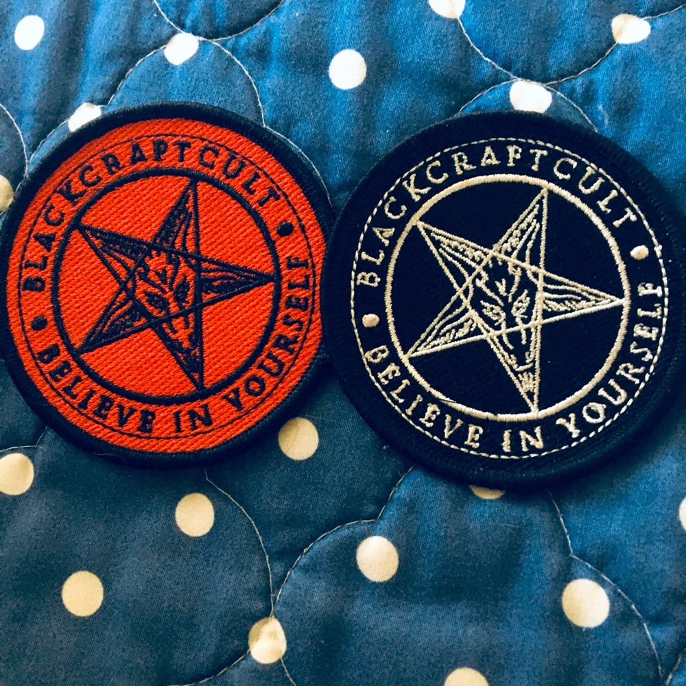 2 Blackcraft cult patches